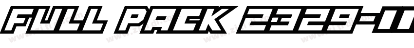 Full Pack 2329字体转换